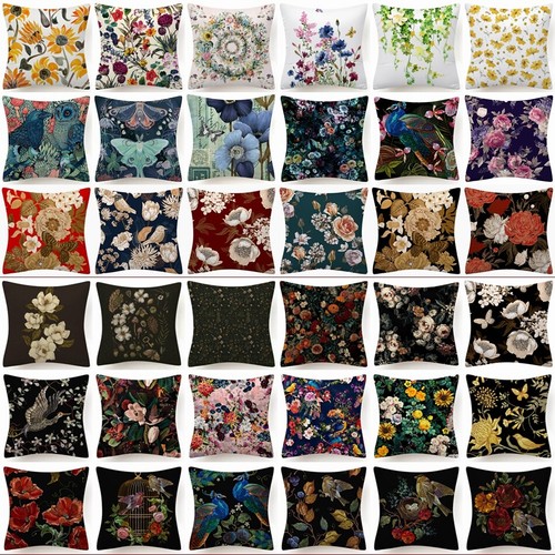 18x18 pillow cover floral - 18x18",